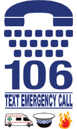 Emergency Text 106